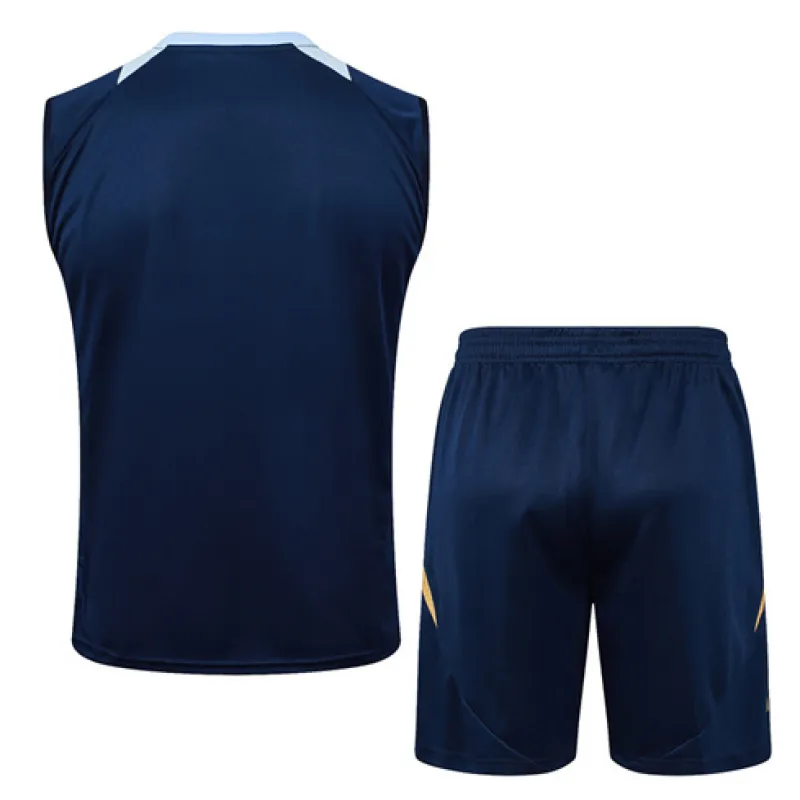 Real Madrid Shorts- und Weste-Set 2024/25 - Blau