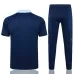 Chemise polo de formation + pantalons du Real Madrid 2024/25 - Bleu