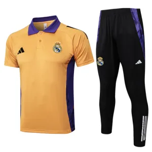 Real Madrid Training Polo Shirt + Trousers 2024/25 - Orange