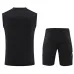 Conjunto de pantalones cortos y chaleco del Real Madrid 2024/25 - Negro