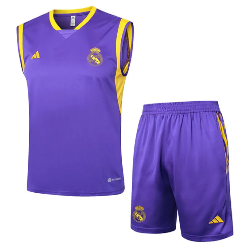 Real Madrid Shorts- und Weste-Set 2024/25 - Lila