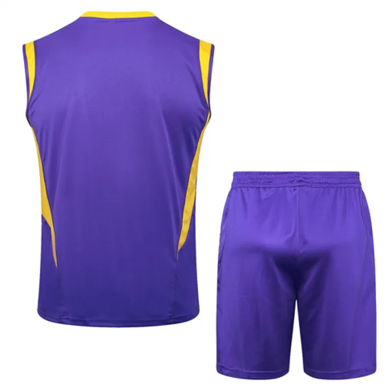 Real Madrid Shorts- und Weste-Set 2024/25 - Lila
