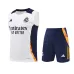 Set di shorts e gilet del Real Madrid 2024/25 - Bianco