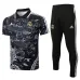 Camisa polo de entrenamiento + pantalones del Real Madrid 2024/25 - Negro