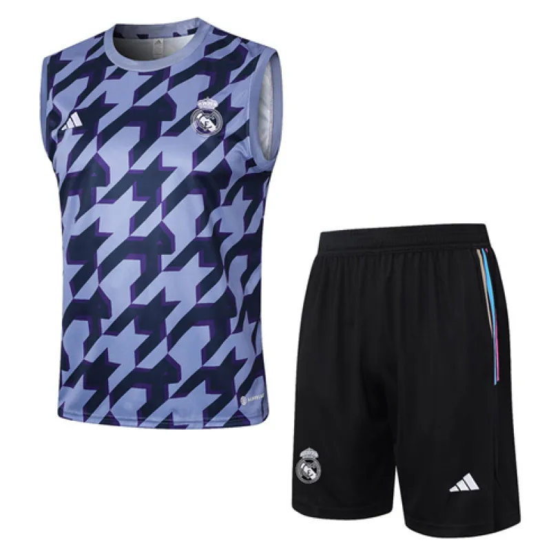 Set di shorts e gilet del Real Madrid 2024/25 - Blu
