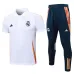 Maglia polo di allenamento + pantaloni del Real Madrid 2024/25 - Bianca