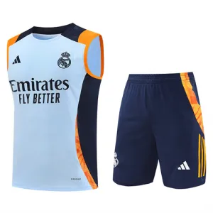 Conjunto de pantalones cortos y chaleco del Real Madrid 2024/25 - Azul