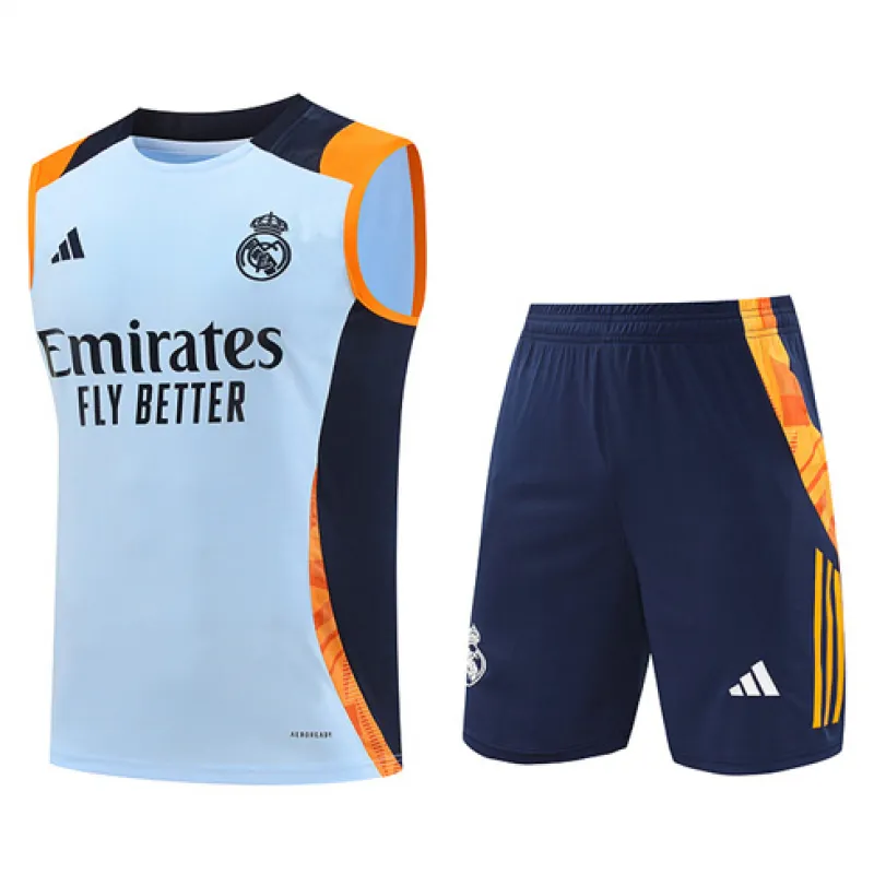 Set di shorts e gilet del Real Madrid 2024/25 - Blu
