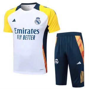 Real Madrid Trainingsjersey + Shorts 2024/25 - Weiß