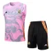 Conjunto de pantalones cortos y chaleco del Real Madrid 2024/25 - Rosado