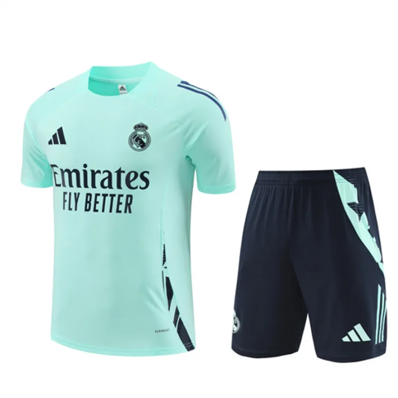 Camiseta de entrenamiento + pantalones cortos del Real Madrid 2024/25 - Azul