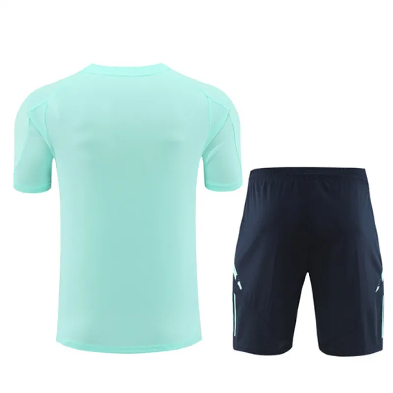 Camiseta de entrenamiento + pantalones cortos del Real Madrid 2024/25 - Azul