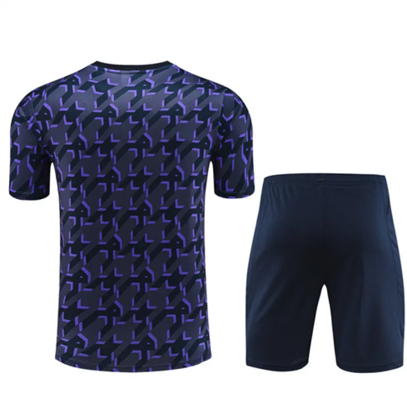 Camiseta de entrenamiento + pantalones cortos del Real Madrid 2024/25 - Azul