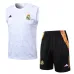 Ensemble de shorts et de gilet du Real Madrid 2024/25 - Blanc