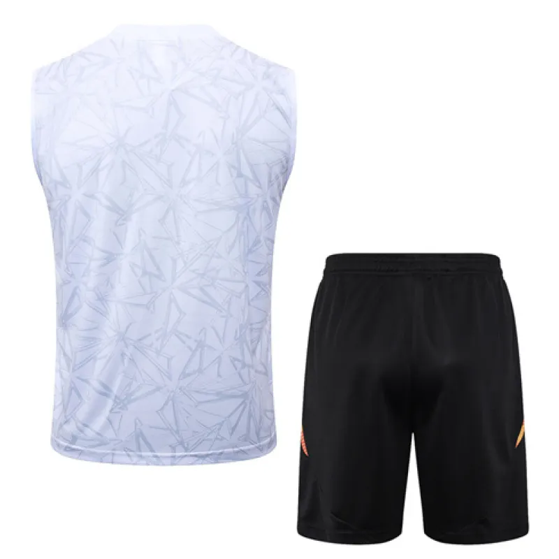 Ensemble de shorts et de gilet du Real Madrid 2024/25 - Blanc