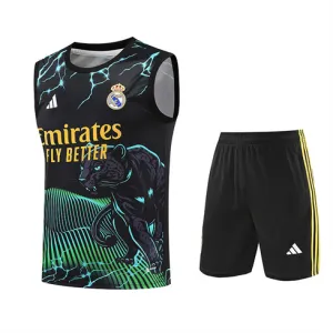 Real Madrid Shorts and Vest Set 2024/25 - Black