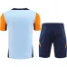 Camiseta de entrenamiento + pantalones cortos del Real Madrid 2024/25 - Azul