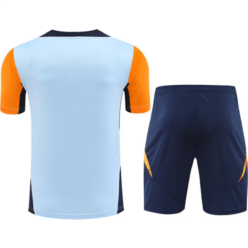 Camiseta de entrenamiento + pantalones cortos del Real Madrid 2024/25 - Azul