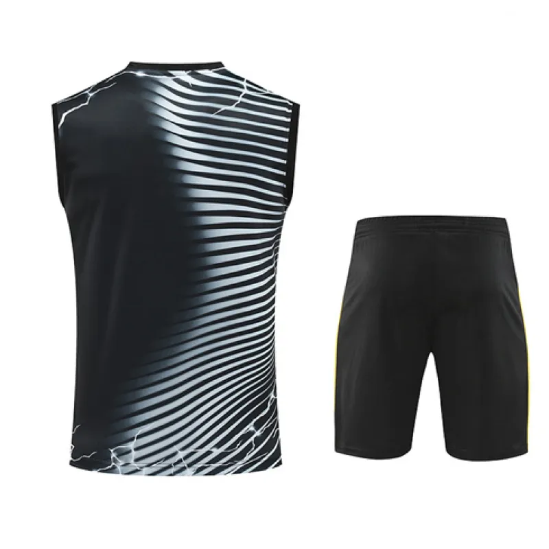 Real Madrid Shorts und Weste Set 2024/25 - Schwarz