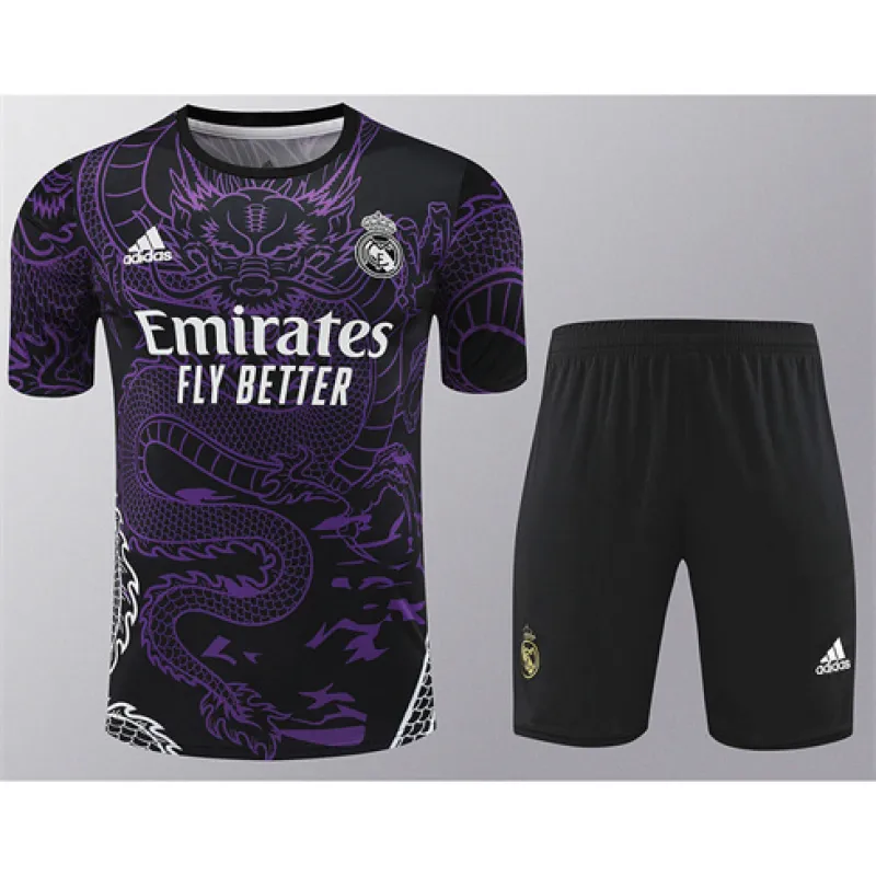 Real Madrid Training Jersey + Shorts 2024/25 - Purple