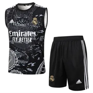 Real Madrid Shorts and Vest Set 2024/25 - Black