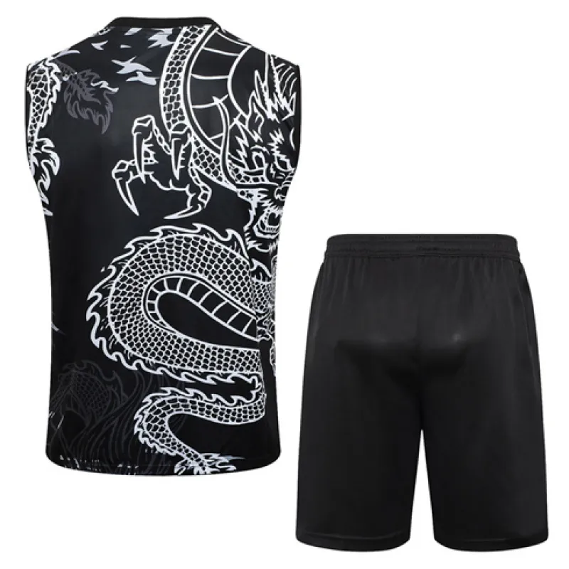 Real Madrid Shorts und Weste Set 2024/25 - Schwarz