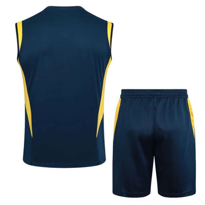 Conjunto de pantalones cortos y chaleco del Real Madrid 2024/25 - Azul