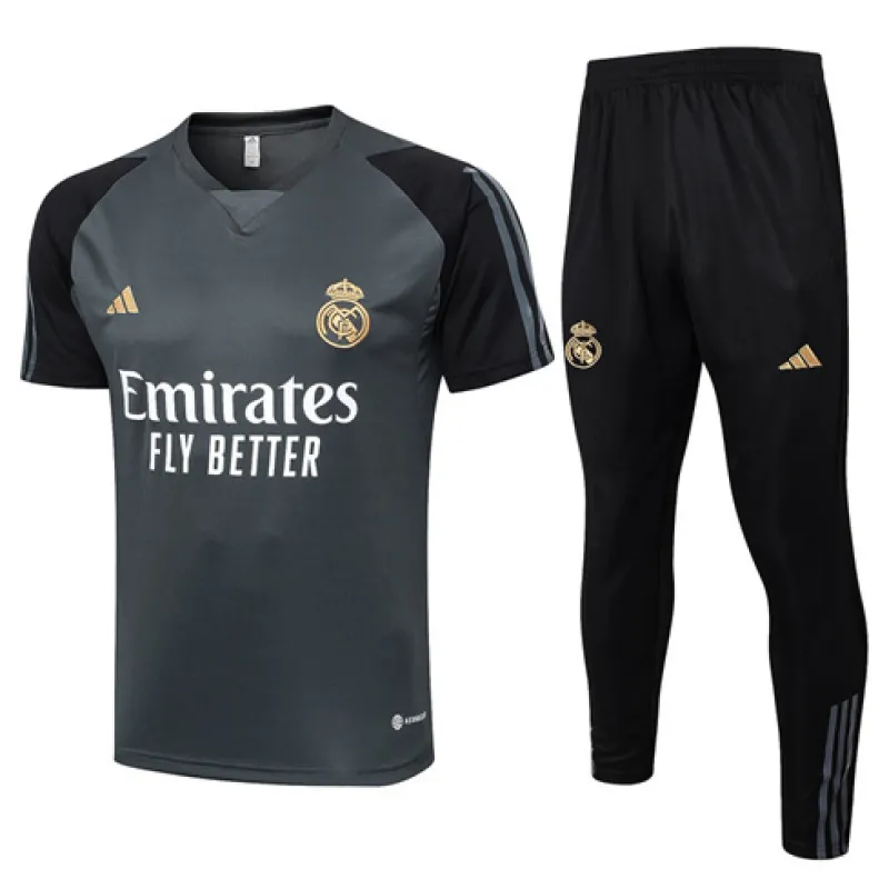 Maillot de formation + pantalon long du Real Madrid 2024/25 - Gris