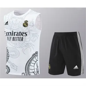Real Madrid Shorts and Vest Set 2024/25 - White