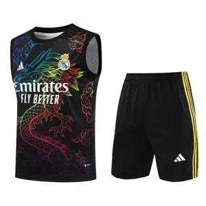 Real Madrid Shorts and Vest Set 2024/25 - Black