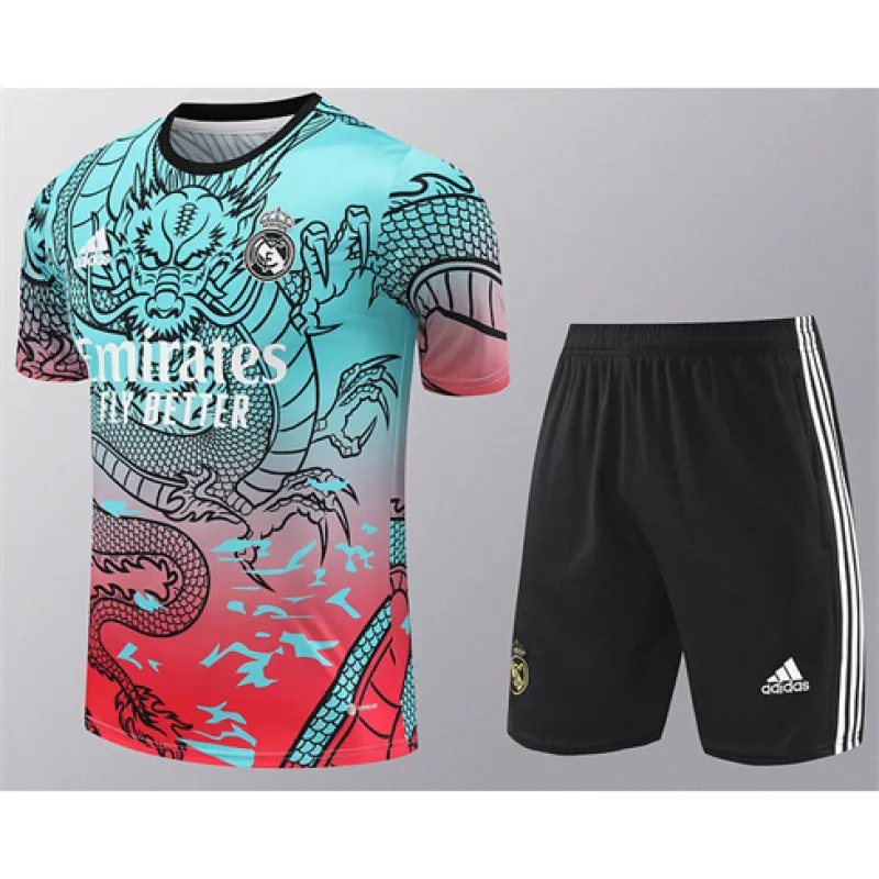 Camiseta de entrenamiento + pantalones cortos del Real Madrid 2024/25 - Azul