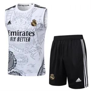 Conjunto de pantalones cortos y chaleco del Real Madrid 2024/25 - Blanca