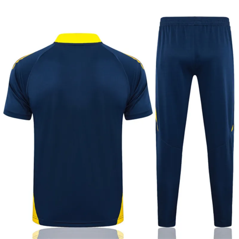 Real Madrid Training Polo Shirt + Trousers 2024/25 - Blue