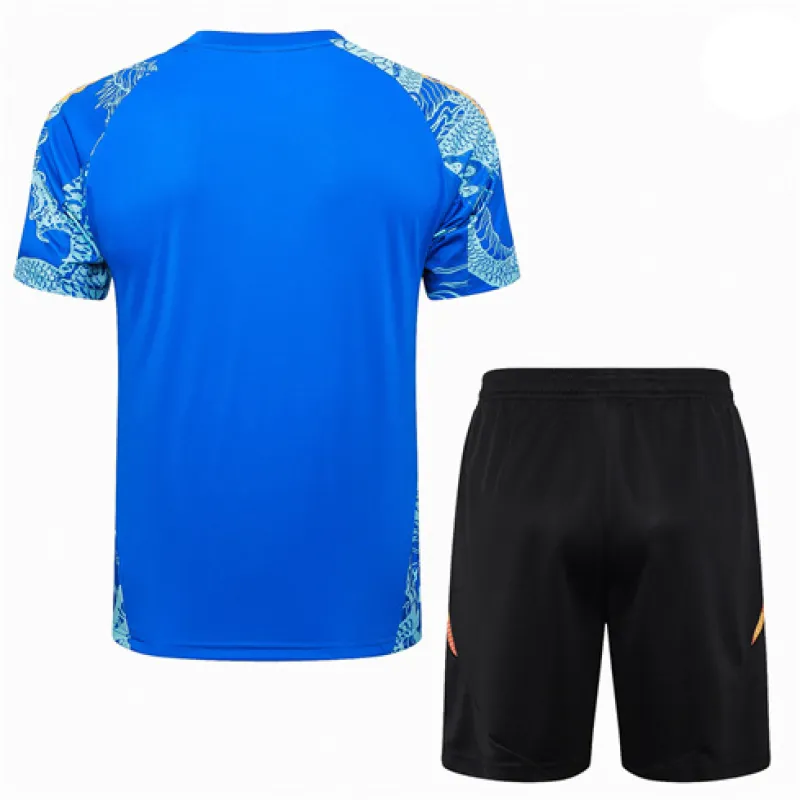 Camiseta de entrenamiento + pantalones cortos del Real Madrid 2024/25 - Azul