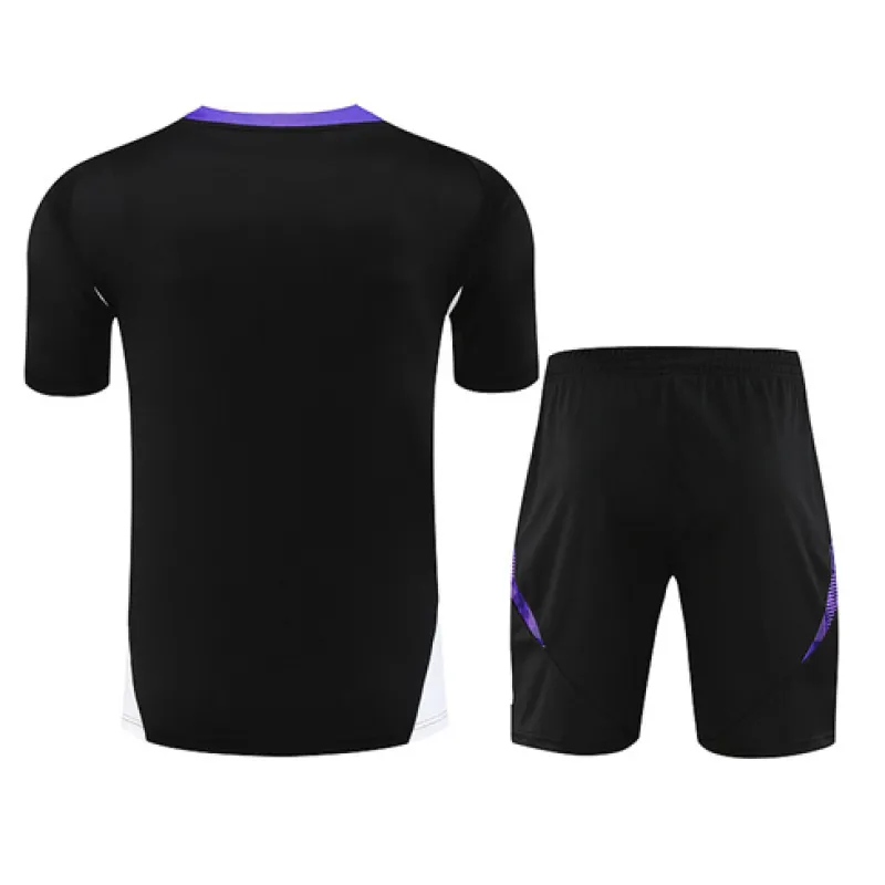 Camiseta de entrenamiento+pantalones cortos del Real Madrid 2024/25 - Negro