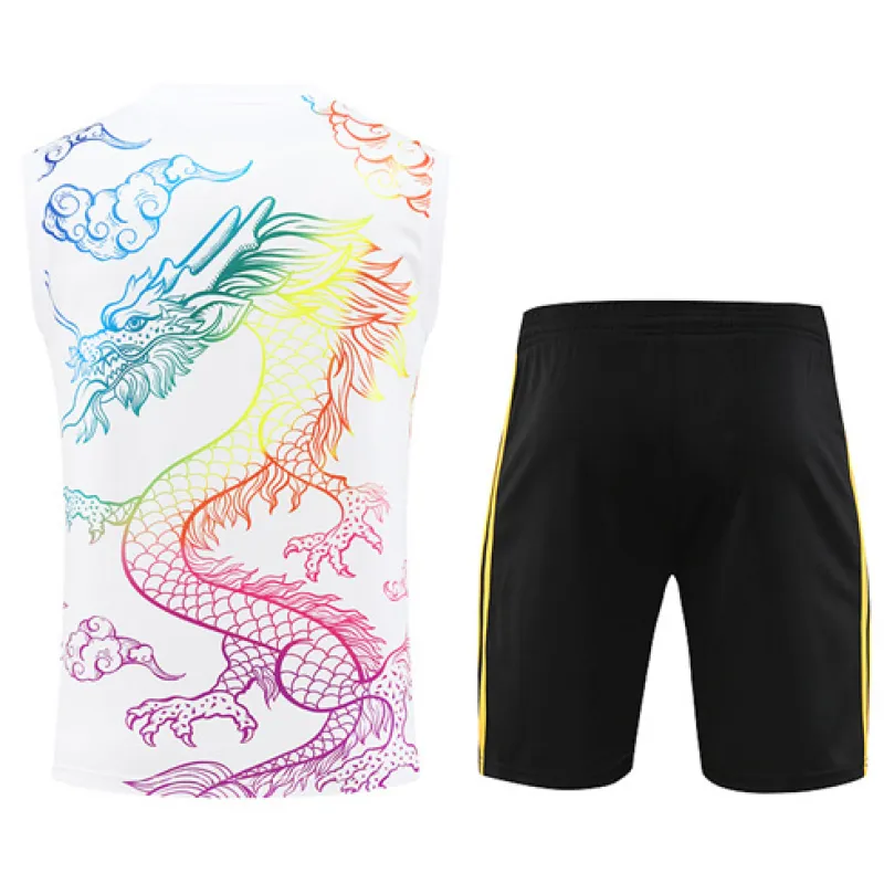 Set di shorts e gilet del Real Madrid 2024/25 - Bianco