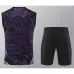 Conjunto de pantalones cortos y chaleco del Real Madrid 2024/25 - Negro