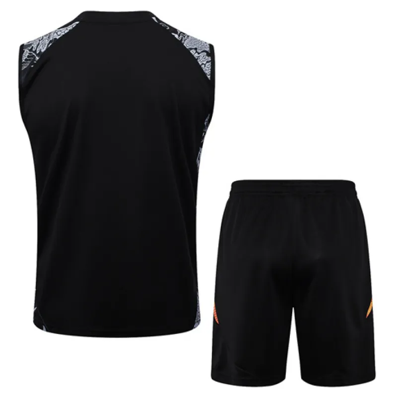 Ensemble shorts et gilet du Real Madrid 2024/25 - Noir