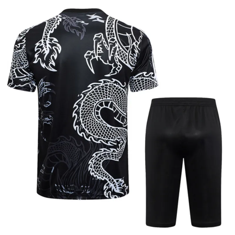 Maglia di allenamento+shorts del Real Madrid 2024/25 - Nero