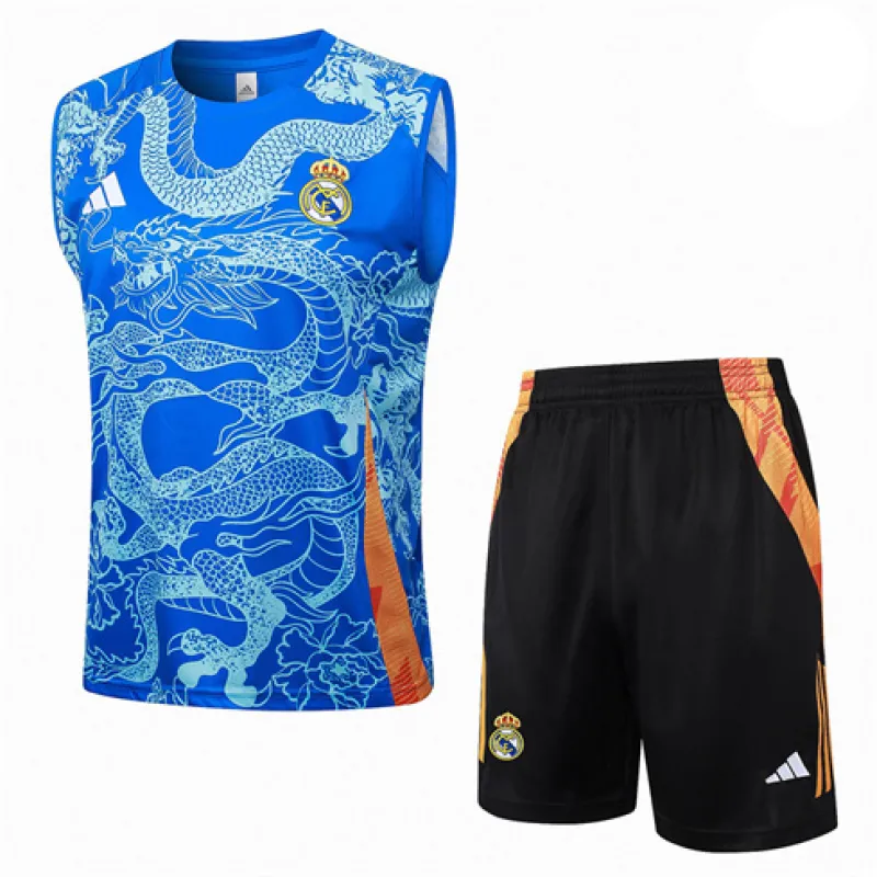 Set di shorts e gilet del Real Madrid 2024/25 - Blu