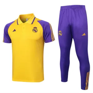 Real Madrid Training Polo Shirt + Trousers 2024/25 - Yellow