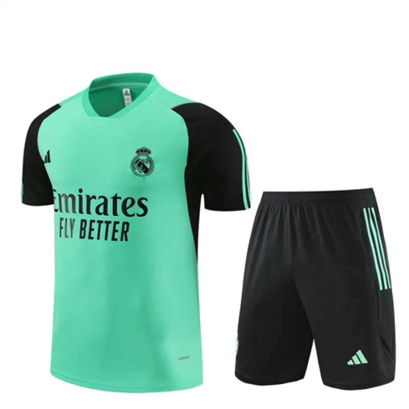 Maillot de formation + shorts du Real Madrid 2024/25 - Vert