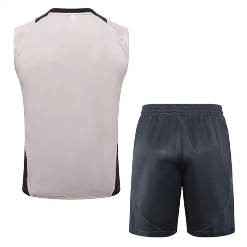 Set di shorts e gilet del Real Madrid 2024/25 - Grigio