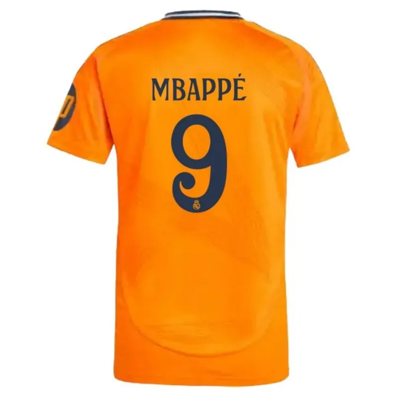 Mbappé - Maglia di trasferta per bambini di Real Madrid 2024/25 - Arancione