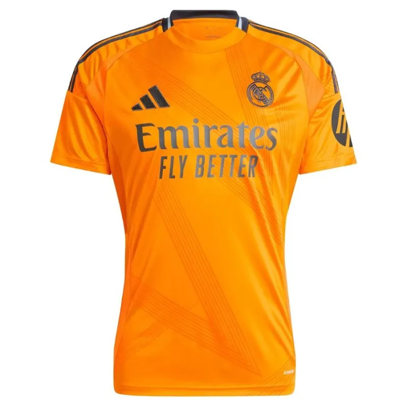 Mbappé - Conjunto de camisetas para niños de fuera de casa de Real Madrid 2024/25 - Naranja