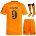 Mbappé - Conjunto de camisetas para niños de fuera de casa de Real Madrid 2024/25 - Naranja