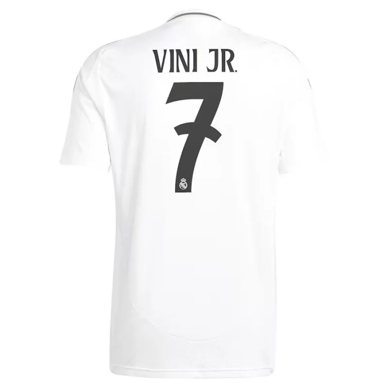 VINI JR - Camiseta de casa de Real Madrid 2024/25 - Blanco
