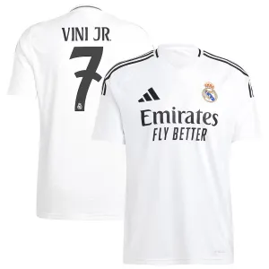 VINI JR Real Madrid 2024/25 Home Jersey - White