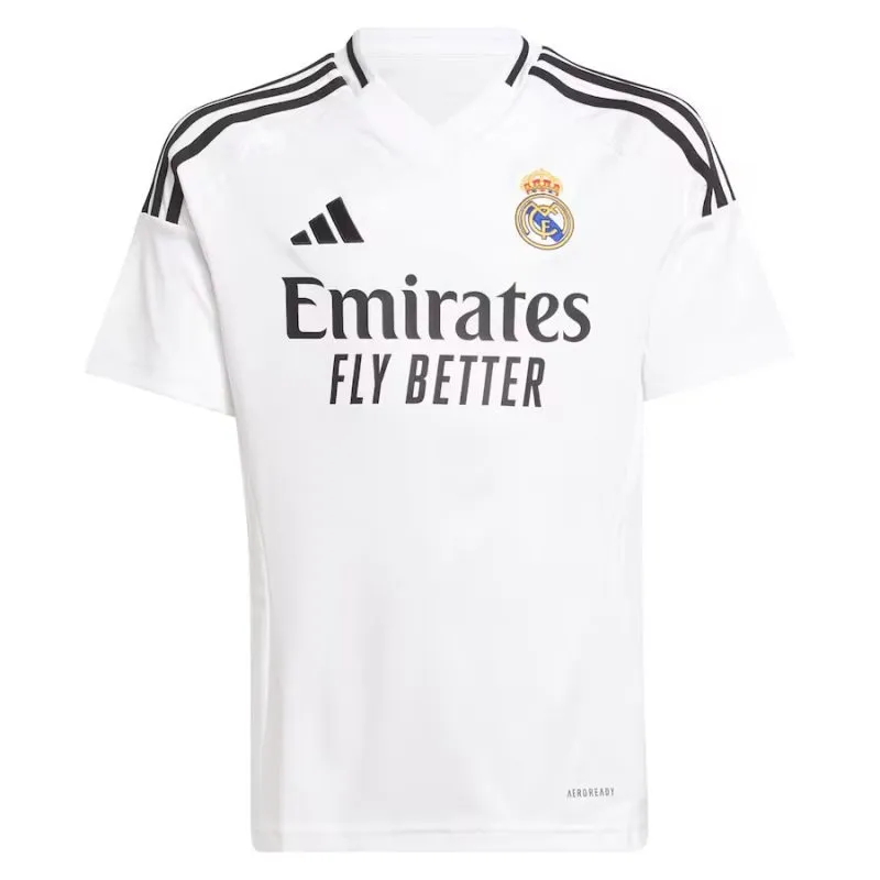 VINI JR Real Madrid 2024/25 Home Kids' Jersey Set - White