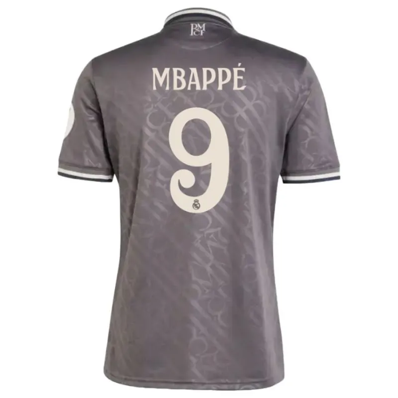 Mbappé - Kinder - Drittes Trikot - Set von Real Madrid 2024/25 - Grau